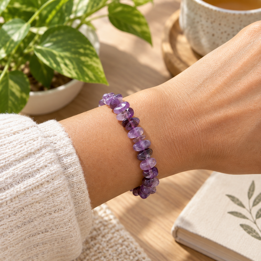 Pulseira Chips de Ametista