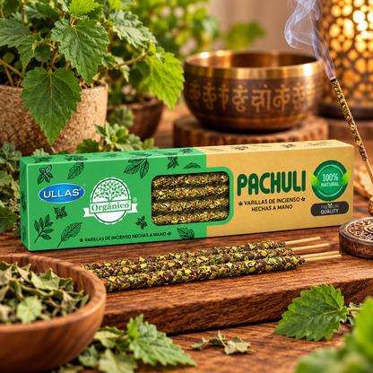 Incenso Natural de Patchouli Ullas