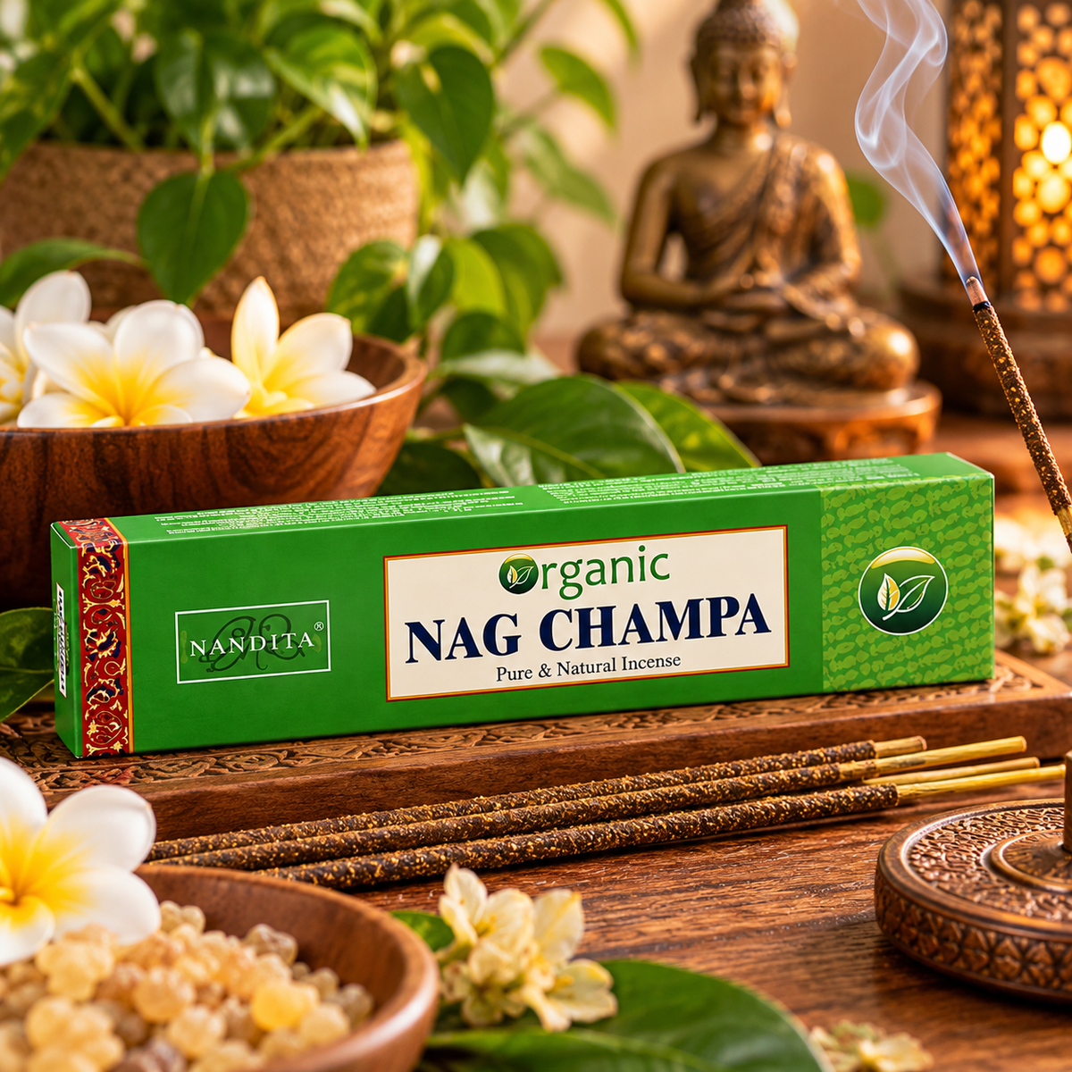 Incenso Orgânico Nandita Nag Champa