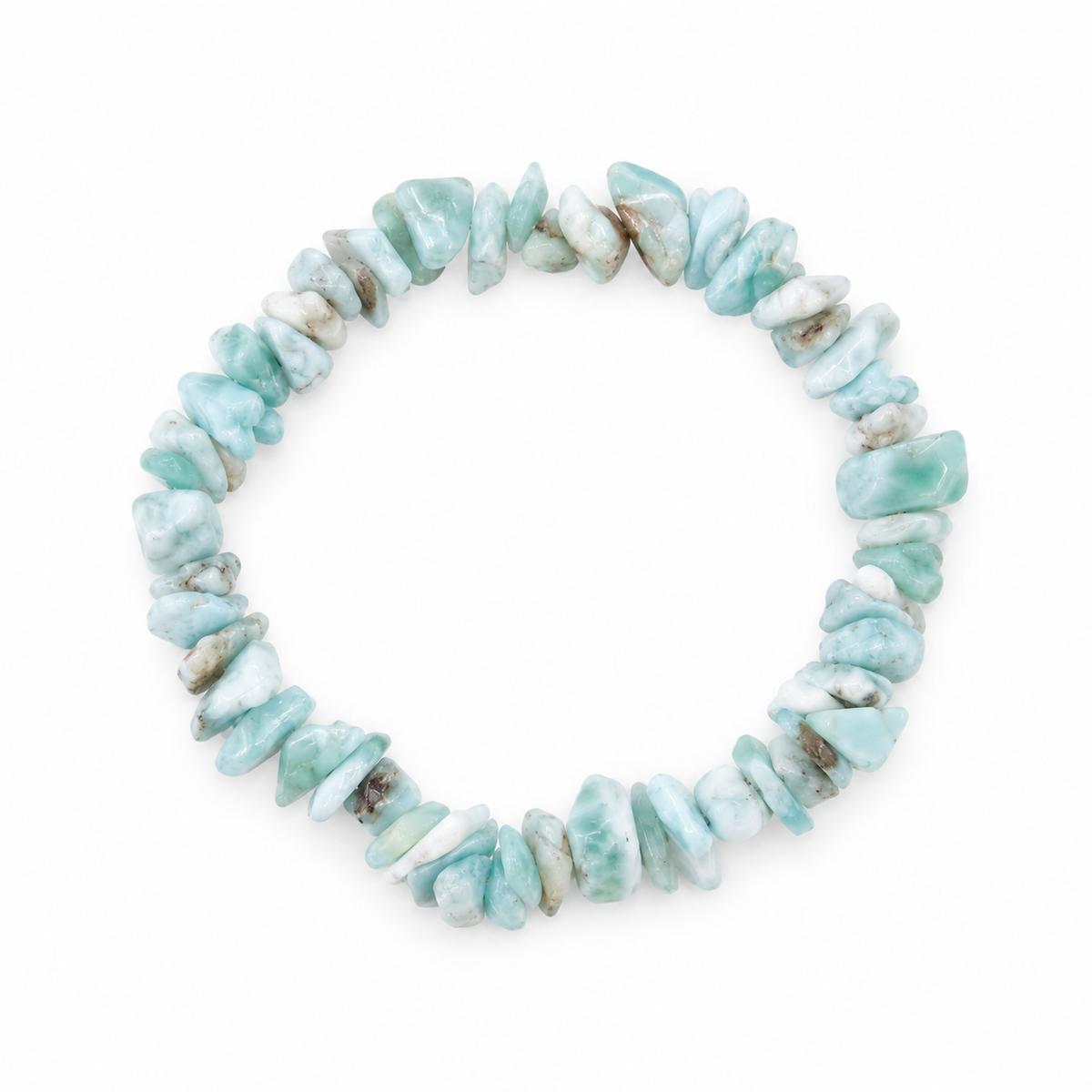 Pulseira Chips de Larimar