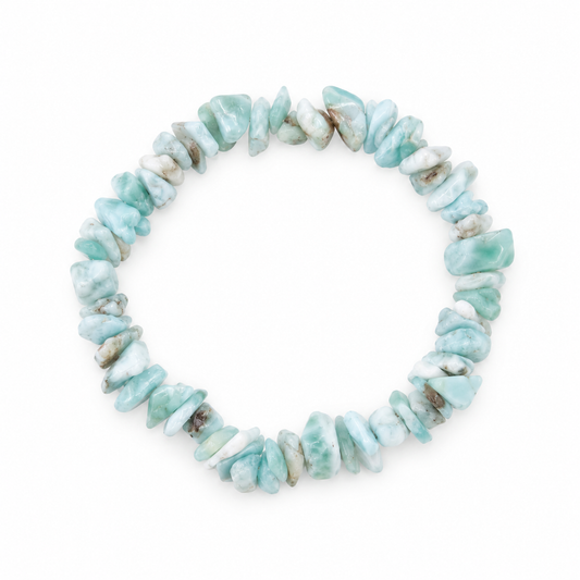 Pulseira Chips de Larimar