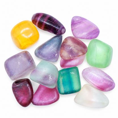 Fluorite Natural Rolada