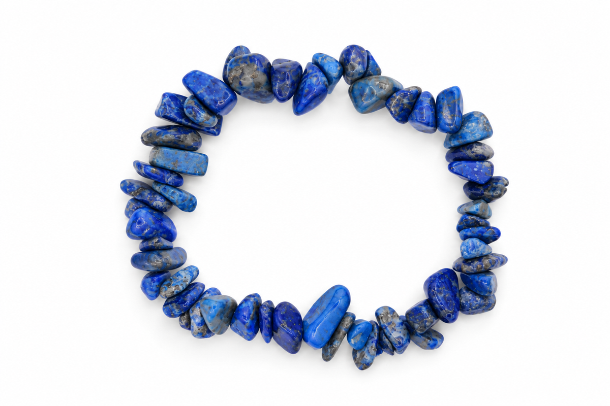 Pulseira Chips de Lápis-lazúli