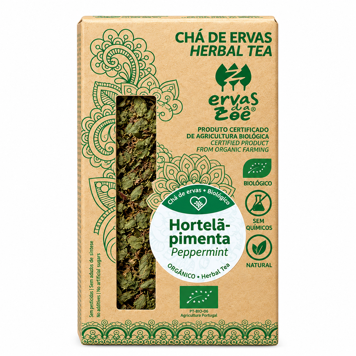 Chá  Ervas da Zoe Bio - Hortelã Pimenta