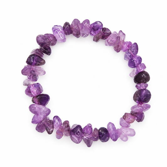 Pulseira Chips de Ametista