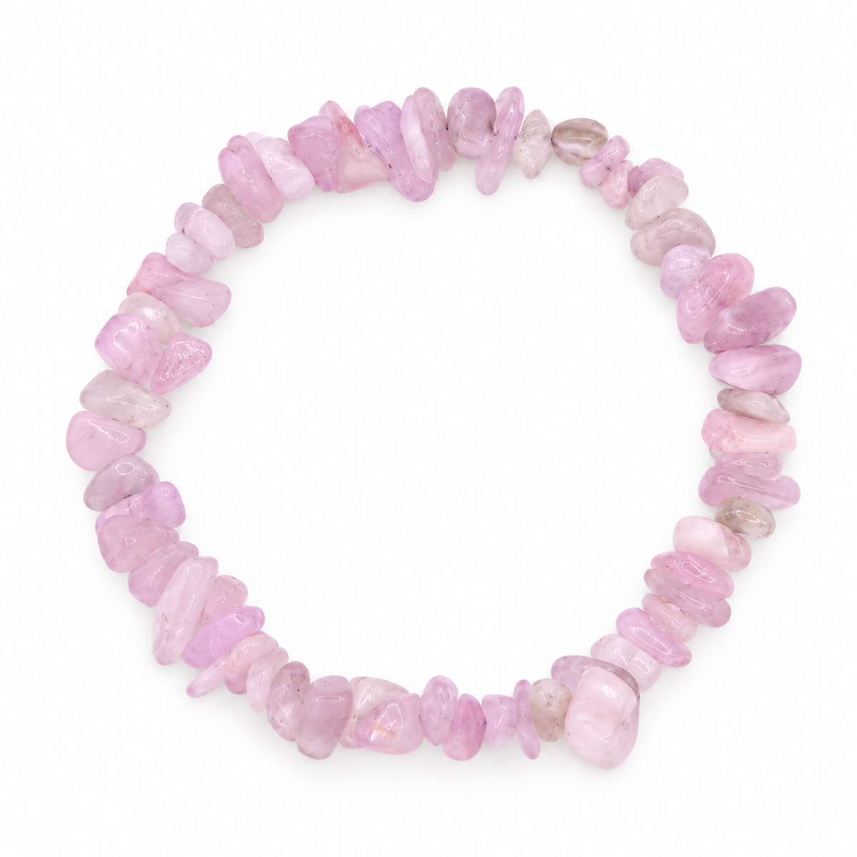 Pulseira Chips de Kunzite