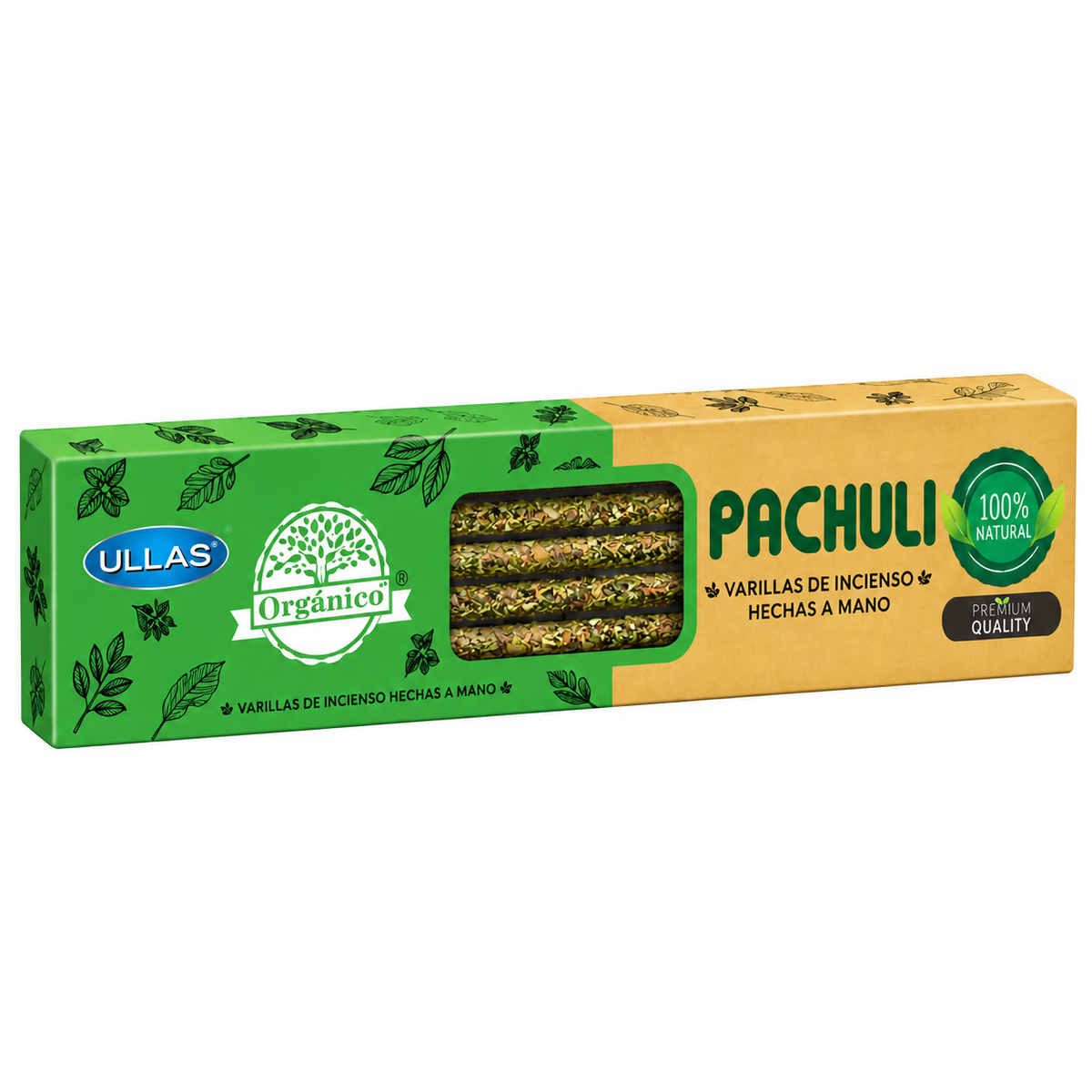 Incenso Natural de Patchouli Ullas