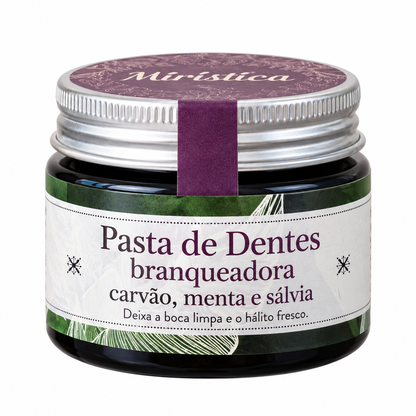 Pasta de Dentes Branqueadora com Carvão Vegetal Activado — Mirística