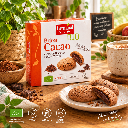 Biscoitos creme de cacau - Germinal BIO