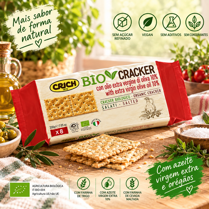Crich Crackers Bio com Sal E Azeite Virgem Extra