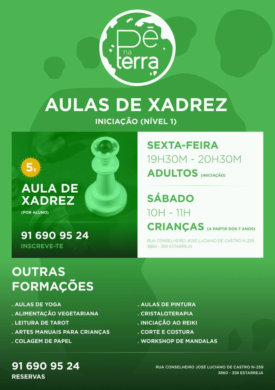 Aula de Xadrez - Nível 1