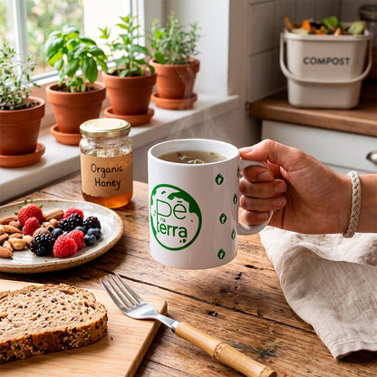 Caneca #Pé na Terra - Mais perto da Natureza