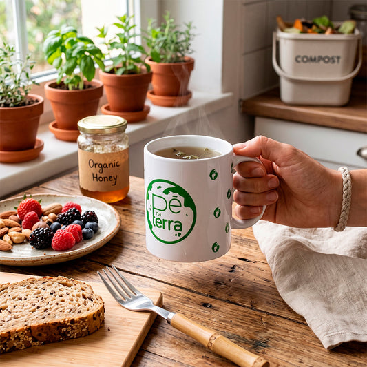 Caneca #Pé na Terra - Mais perto da Natureza