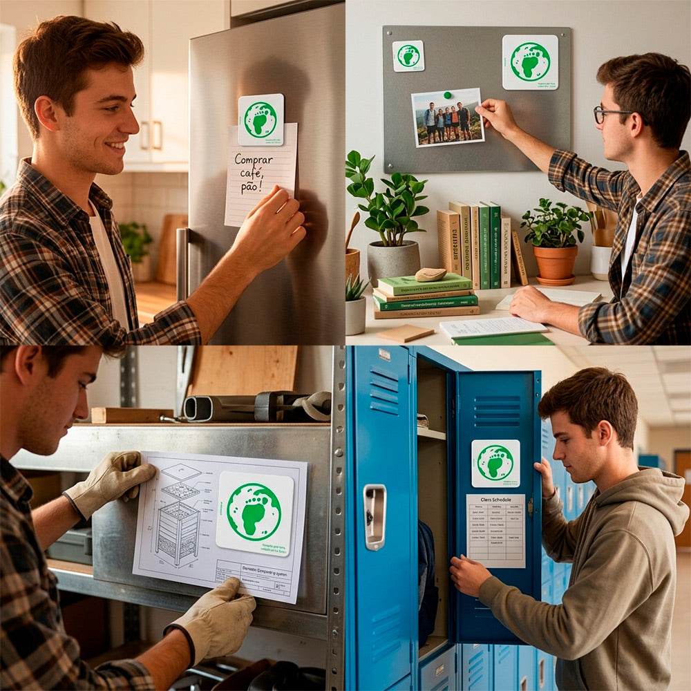 Íman #Pé na Terra - Respeito pela Terra, cuidado com o futuro