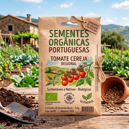 Sementes orgânicas sustentáveis - Tomate Cereja
