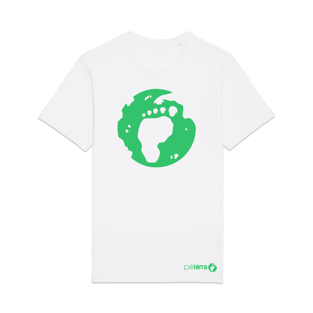 T-shirt orgânica e sustentável #Pé na Terra - Hoje, pela terra de amanhã