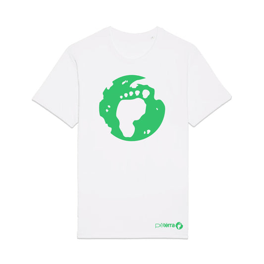T-shirt orgânica e sustentável #Pé na Terra - Hoje, pela terra de amanhã